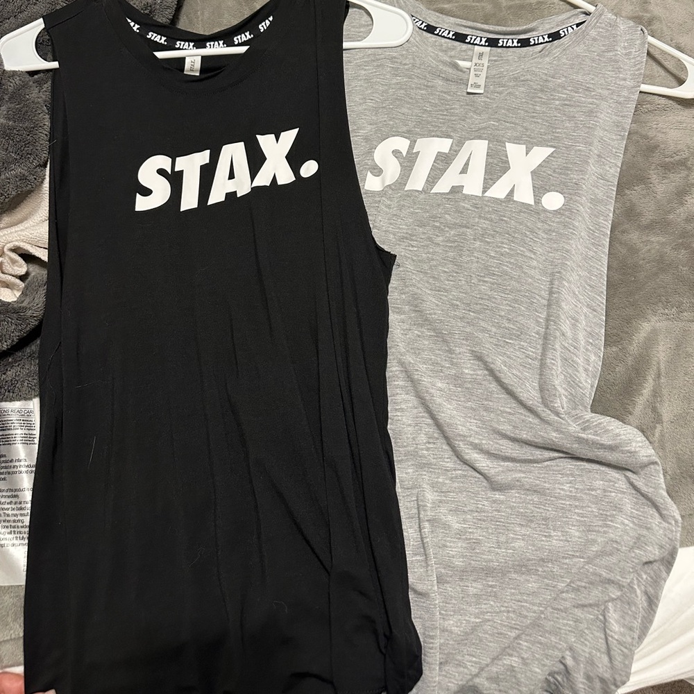 2 for 1 deal Stax tank tops size xxs (runs big)
